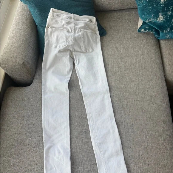 Zara White Skinny Jeans Minimalist Design - Picture 3 of 6